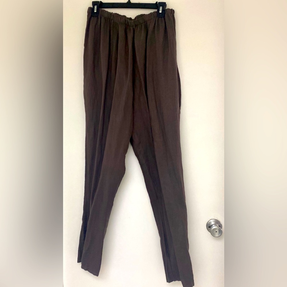 New Bryn Walker Brown Linen Pants